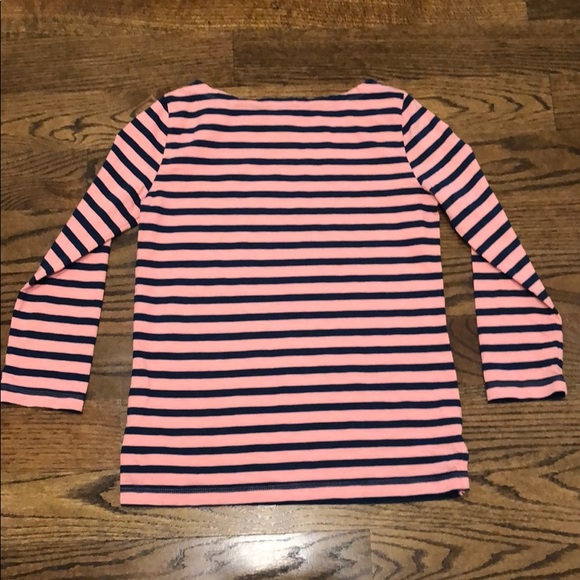 J.Crew XXS pink and blue striped long sleeve - Picture 4 of 4